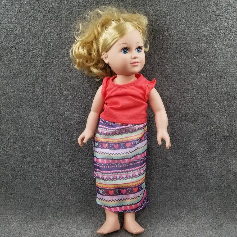 CitiToy My Life As Doll 18" Girl Blonde Blue Eyes GS126 GM15 2013